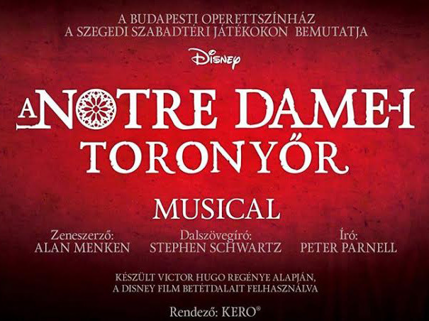 A Notre Dame-i toronyőr musical a Budapesti Operettszínházban - Jegyek