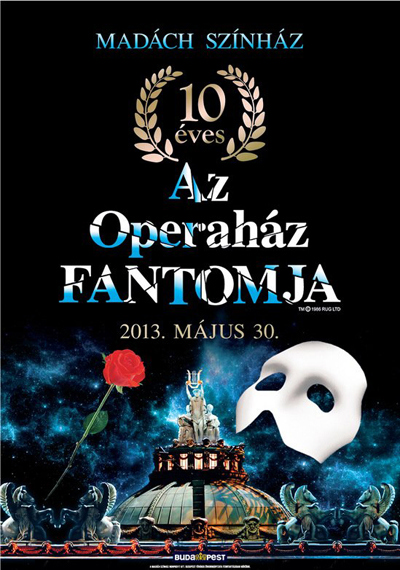 Az Operaház fantomja - 10 éves jubileumi előadás a Madách Színházban