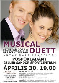 Püspökladányi Musical Duett koncert!Jegyek itt! 