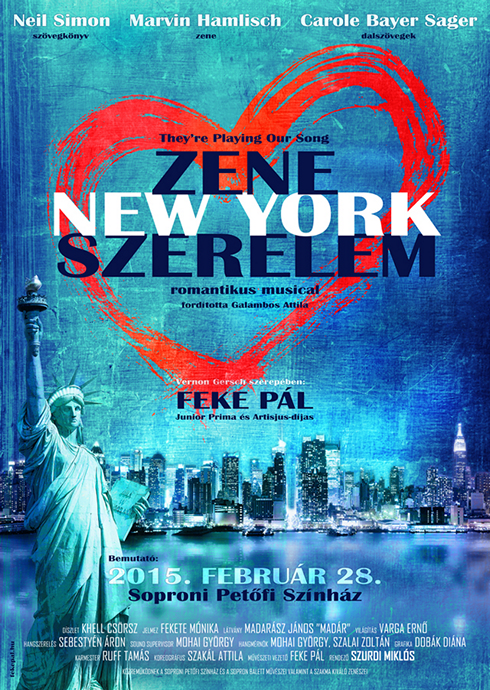 Zene, New York, Szerelem musical 2015-től Sopronban! - Jegyek itt!