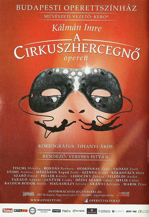 A Cirkuszhercegnőt vitte színre Verebes István az Operettszínházban!