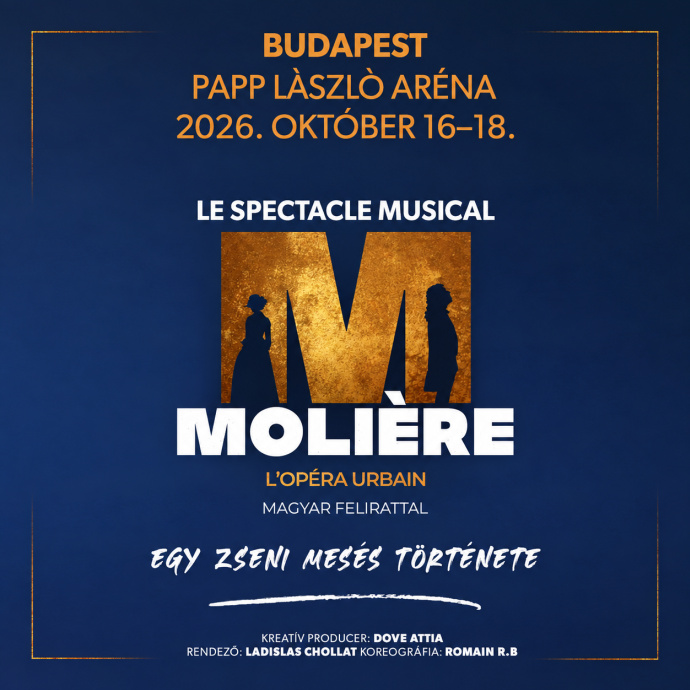 A Moliére musical Budapestre érkezik az Arénába!