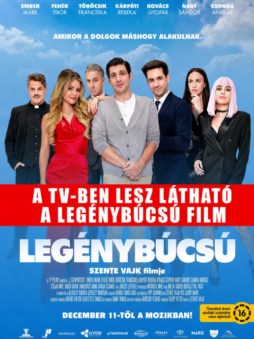 A TV-ben lesz látható a Legénybúcsú film!