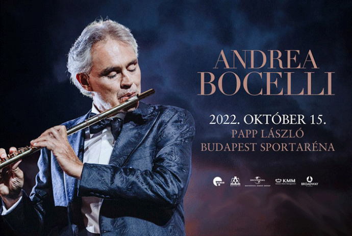 Andrea Bocelli 2022-ben Budapesten a Papp László Sportarénában koncertezik - Jegyvásárlás itt!