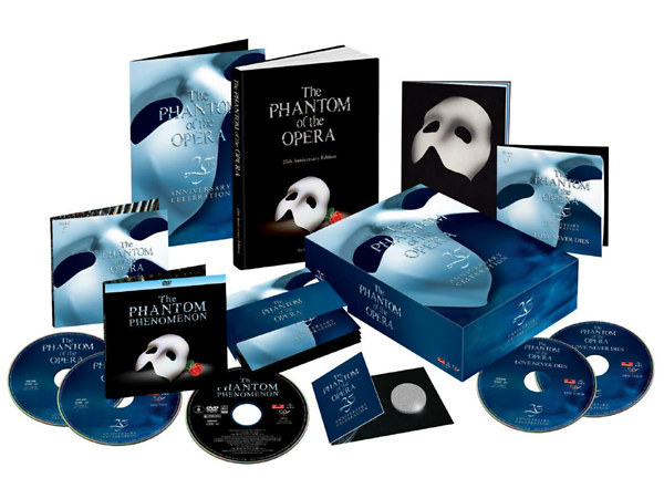 Az Operaház Fantomja musical 25 éves jubileumi koncert CD és DVD 