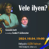 Vele ilyen? - Szaszák Zsolt első önálló estje Szabó P. Szilveszterrel! Jegyek itt!