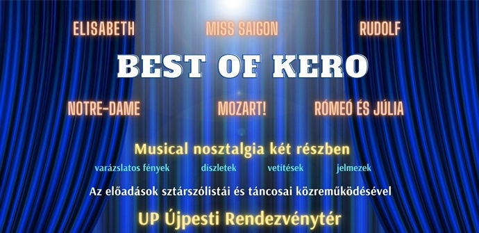 Best of Kero koncert 2021-ben az UP rendezvényközpontban - Jegyek itt!