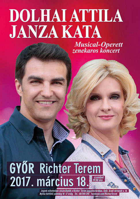 Dolhai Attila és Janza Kata koncert Győrben! Jegyek itt!