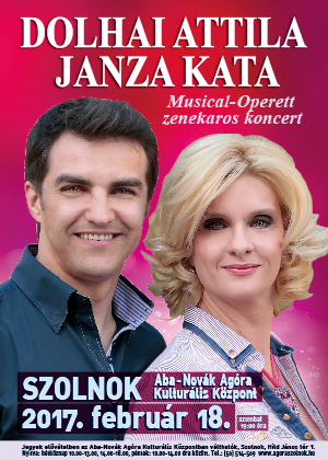 Dolhai Attila és Janza Kata koncert Szolnokon! Jegyek itt!