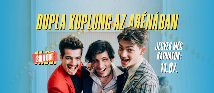 DUPLÁZIK a Kuplung zenekar 2026-ban az Arénában!