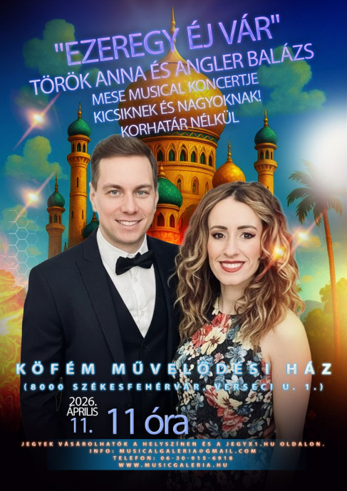 Ezeregy éj vár - mesés musical koncert - Jegyek itt!