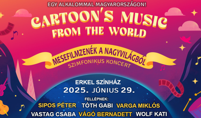 Musicalsztárok is fellépnek a Mesefilmzenék koncerten az Erkel Színházban!