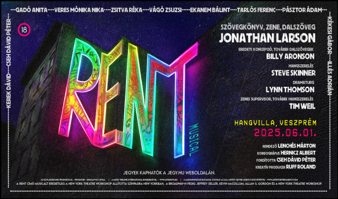 RENT musical Veszprémben - Jegyek itt!