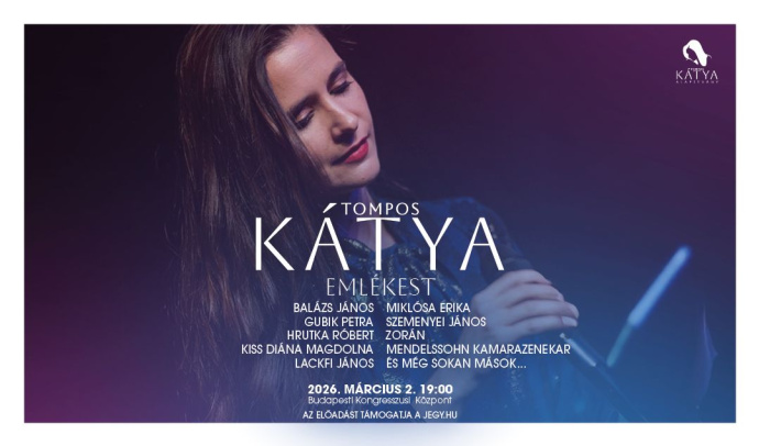 Tompos Kátya Emlékest 2026-ban a Budapest Kongresszusi Központban - Jegyek és fellépők itt!