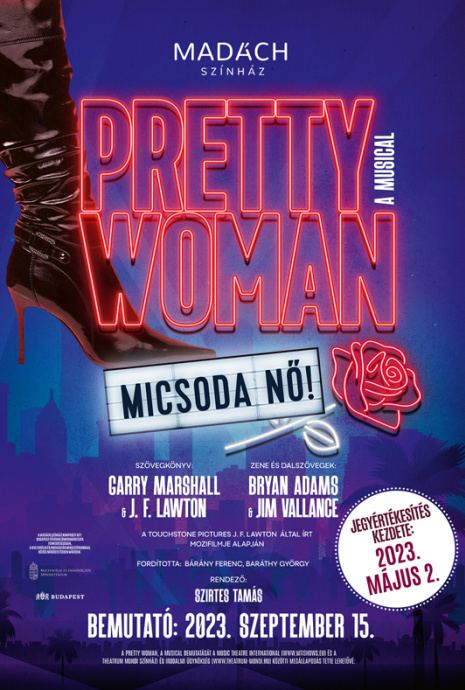 Valentin napon a Pretty Woman lesz látható a Madách Színházban - Jegyek itt!