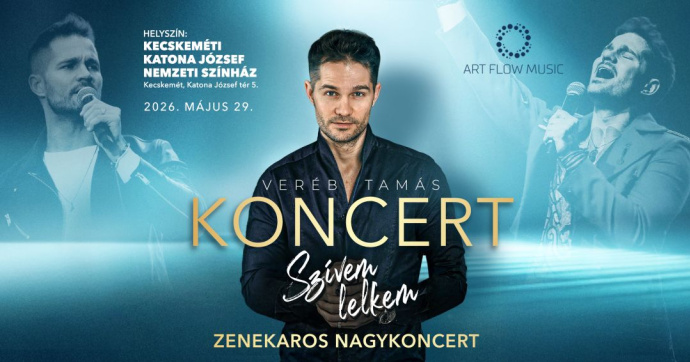Veréb Tamás koncert Kecskeméten a Katona József Nemzeti Színházban - Jegyek itt!
